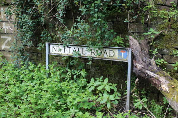 Nuttall Road Sign 
17-Buildings and the Urban Environment-05-Street Scenes-019-Nuttall area
Keywords: 2023