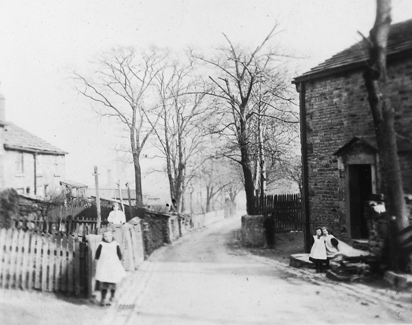 Dundee Lane c.1900 looking towards Bolton St. St.Andrews just visible left of trees. School House on right
17-Buildings and the Urban Environment-05-Street Scenes-031 Bolton Street
Keywords: 1945