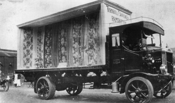 1920s? Turnbull & Stockdale advertising vehicle, Ramsbottom 
02-Industry-01-Mills-024-Turnbull and Stockdale
Keywords: 1929