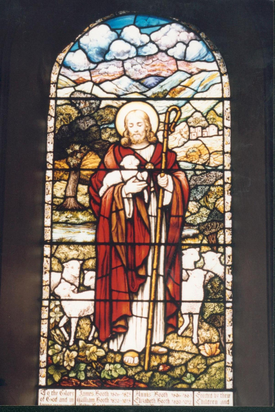 Stained Glass Window - Christchurch
06-Religion-01-Church Buildings-014-Christ Church Baptist Methodist, Great Eaves Road, Ramsbottom
Keywords: 1998