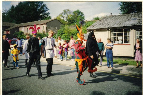 Jester and Axeman lead medieaval parade outside the Heritage Centre on Carr Street
09-People and Family-02-People-000-General
Keywords: 1995