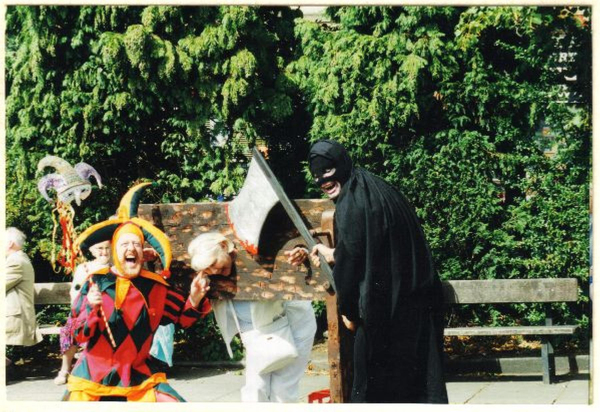 Execution of wicked housewife - Ramsbottom 2000 fair 
09-People and Family-02-People-000-General
Keywords: 1995