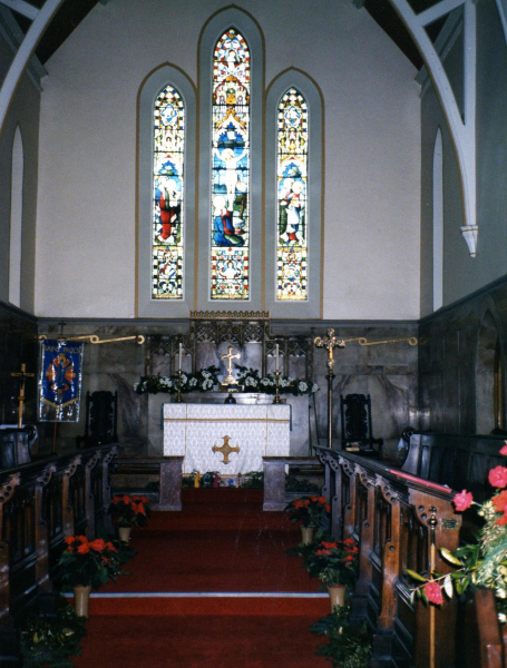 East window - St. Paul's Church 
06-Religion-01-Church Buildings-001-Church of England  - St. Paul, Bridge Street, Ramsbottom
Keywords: 1997