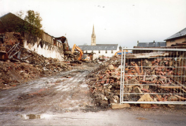 Demolition of Rose Mill taken from Irwell Street 
to be catalogued
Keywords: 1998