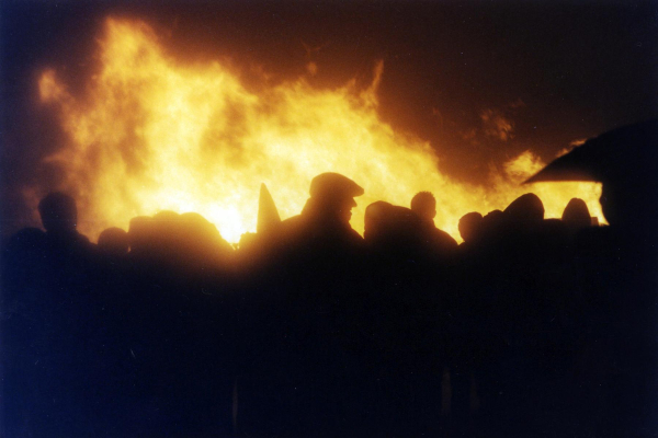 New Year's eve bonfire on Holcombe Hill 
18-Agriculture and the Natural Environment-03-Topography and Landscapes-001-Holcombe Hill
Keywords: 1999