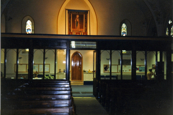 New Parish room and banner at St Paul's
06-Religion-01-Church Buildings-001-Church of England  - St. Paul, Bridge Street, Ramsbottom
Keywords: 1999