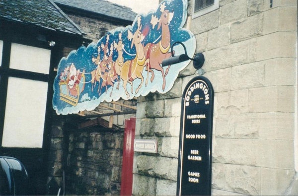 Christmas celebrations outside Railway Hotel and Station Garage
16-Transport-03-Trains and Railways-000-General
Keywords: 2000