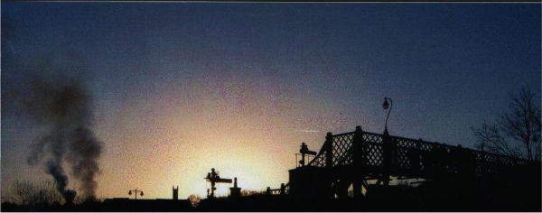 Sunset, Ramsbottom Station 
16-Transport-03-Trains and Railways-000-General
Keywords: 2004