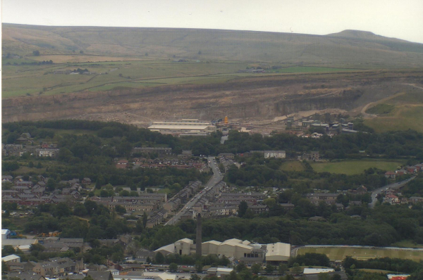 Marshall's Quarry and Ramsbottom Town centre from Holcombe Hill 
18-Agriculture and the Natural Environment-03-Topography and Landscapes-001-Holcombe Hill
Keywords: 2006