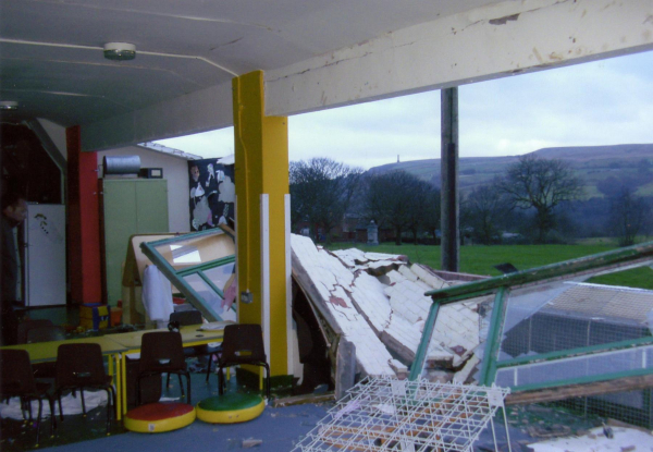 Edenfield Community Centre after storm  18th June 2007
17-Buildings and the Urban Environment-05-Street Scenes-011-Edenfield
Keywords: 2007
