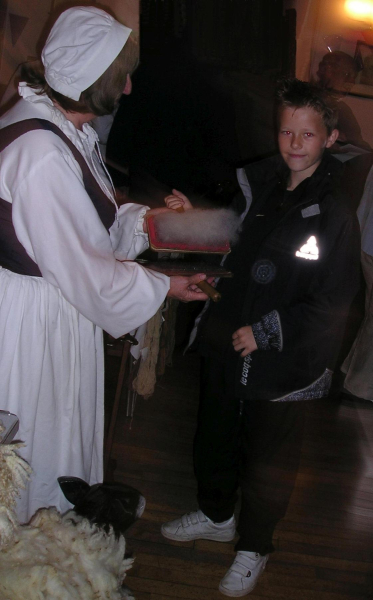 Spinning a yarn at the R.H.S 20th Anniversary event 
01-Ramsbottom Heritage Society-01-RHS Activities-017-2007 20th Annivresary in Civic Hall
Keywords: 2007