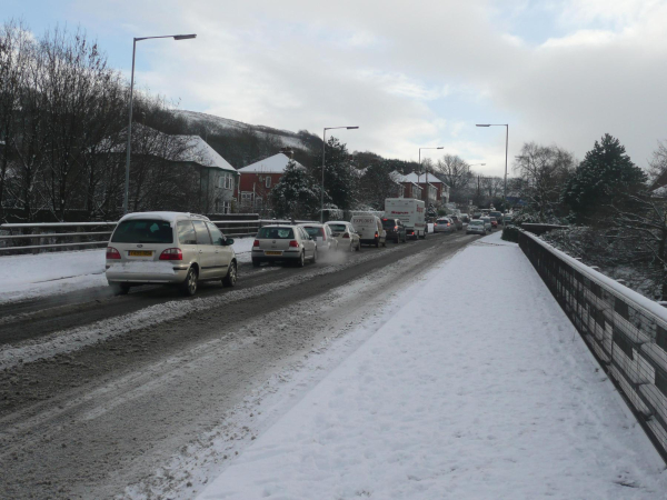 Traffic stopped by snow on Bury new Road 
to be catalogued
Keywords: 2008