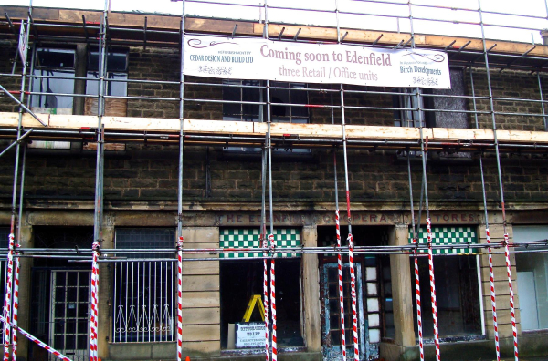 The old co-op building being converted to retail/office units 27 April to 14 December 2013 
17-Buildings and the Urban Environment-05-Street Scenes-011-Edenfield

Keywords: 2013