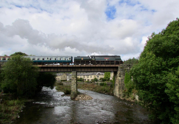 Steam train at Summerseat 
17-Buildings and the Urban Environment-05-Street Scenes-028-Summerseat Area
Keywords: 2017