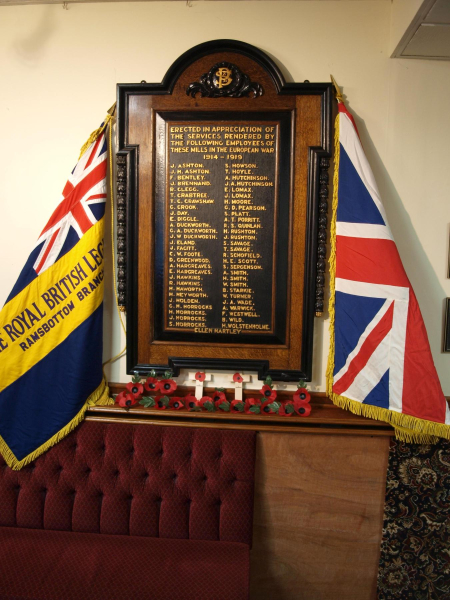 Unveiling of the recently Restored Porrits Plaque at the Royal British Legion Ramsbottom  
15-War-03-War Memorials-000-General
Keywords: 2018