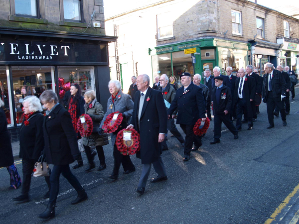 Rememberance Sunday 10-11-2019 Ramsbottom Royal British Legion - -  Wreath layers for different organisations 
15-War-03-War Memorials-001-St Paul's Gardens and Remembrance Sunday
Keywords: 2019