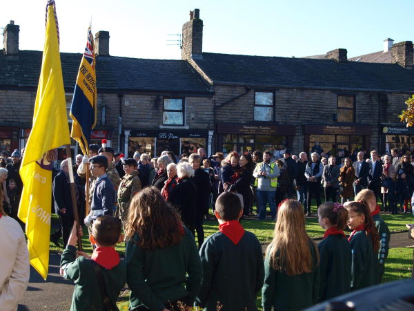 Rememberance Sunday 10-11-2019 Ramsbottom Royal British Legion - -  Crowds at St Pauls Gardens
06-Religion-02-Church Activities-001-Church of England  - St. Paul, Bridge Street, Ramsbottom
Keywords: 2019