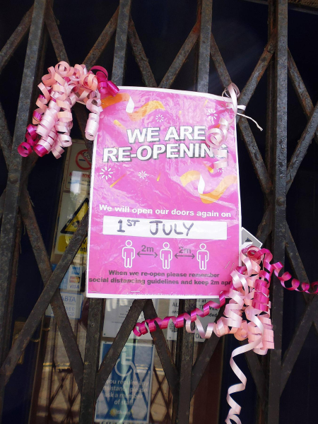 Corner of Bridge St. & Bolton St. - reopening after lockdown
17-Buildings and the Urban Environment-05-Street Scenes-003-Bridge Street
Keywords: 2020