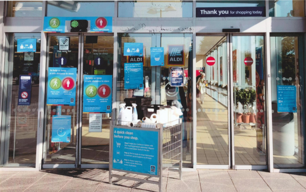 AldiEntrance with safety advice
03-Shops, Restaurants and Hotels-02-Individual shops-001-Supermarkets
Keywords: 2020