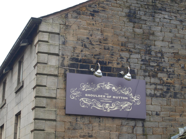 Sign on Shoulder of Mutton 
17-Buildings and the Urban Environment-05-Street Scenes-014-Holcombe Village
Keywords: 2020