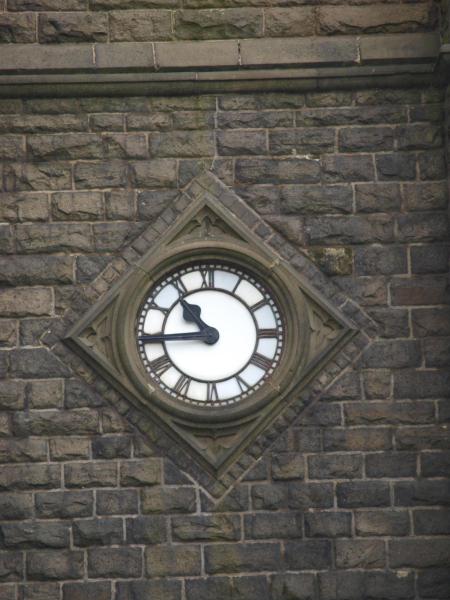 Clock on Holcombe Church 
06-Religion-02-Church Activities-003-Church of England -  Emmanuel, Holcombe
Keywords: 2020