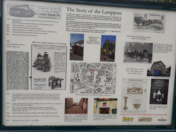 Notice Board at Morrisons about the J.Strange Lamp & Post
03-Shops, Restaurants and Hotels-02-Individual shops-001-Supermarkets
Keywords: 2020