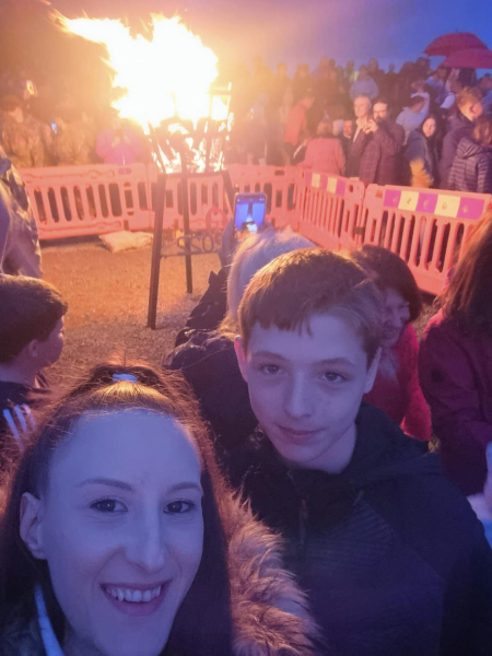 Queen Elizabeth II Platinum Jubilee Celebrations on Holcombe Hill lighting a beacon 
18-Agriculture and the Natural Environment-03-Topography and Landscapes-001-Holcombe Hill
Keywords: 2022