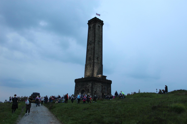 Queen Elizabeth II Platinum Jubilee Celebrations on Holcombe Hill lighting a beacon 
18-Agriculture and the Natural Environment-03-Topography and Landscapes-001-Holcombe Hill
Keywords: 2022