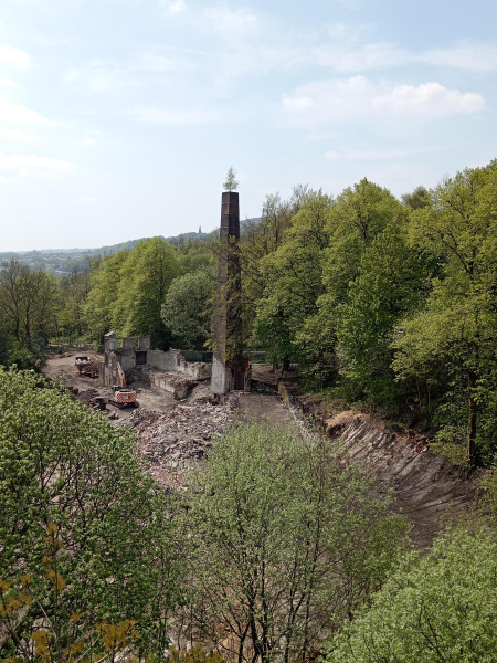 Edenwood Calico mill being demolished 
02-Industry-01-Mills-026-Edenwood Mill 
Keywords: 2025