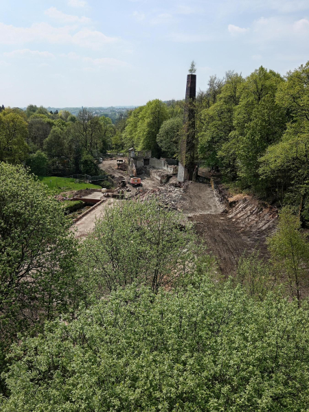 Edenwood Calico mill being demolished 
02-Industry-01-Mills-026-Edenwood Mill 
Keywords: 2025