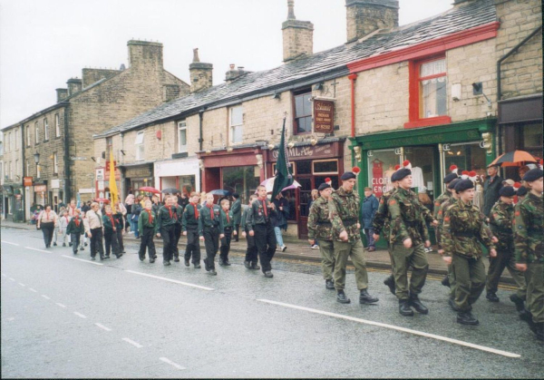 Rememberance Parade on Bridge Street - November 2000 
15-War-03-War Memorials-001-St Paul's Gardens and Remembrance Sunday
Keywords: 2000