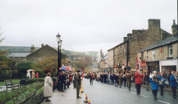 Rememberance Parade on Bridge Street - November 2000 
15-War-03-War Memorials-001-St Paul's Gardens and Remembrance Sunday
Keywords: 2000