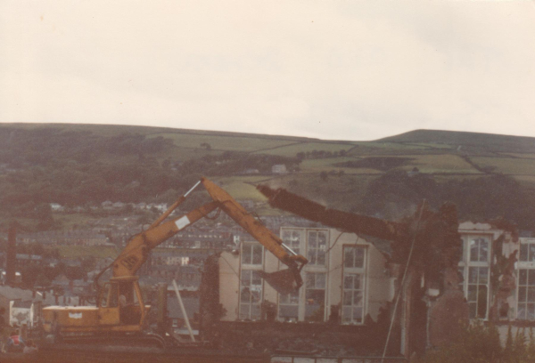 Peel Brow school being demolished - July 1982 
05-Education-02-Secondary Schools-001-Ramsbottom Secondary School
Keywords: 1982