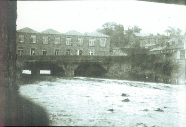 View of Joshua Hoyles mill from Irwell bank Waterside St Date? 
02 - Industry - 01 - Mills
Keywords: Bury-Archive