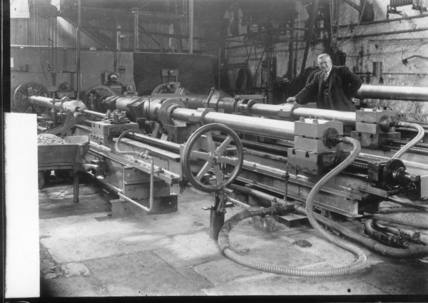 Various engineering works in Ramsbottom. Identification uncertain but suggested owners: John Woods; Joseph Strang; C Parkes; Lonsdale.  Alternate Reference-1033 Notes-   RHSBA-1033-1 RHS/21/2/4/1 6 photographs Date:20th cent
02 - Industry - 04 - Engineering Works
Keywords: Bury-Archive