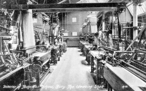 Technical School Bury. The Weaving Shed. n.d. 
05 - Education - 03 - Further Education
Keywords: Bury-Archive