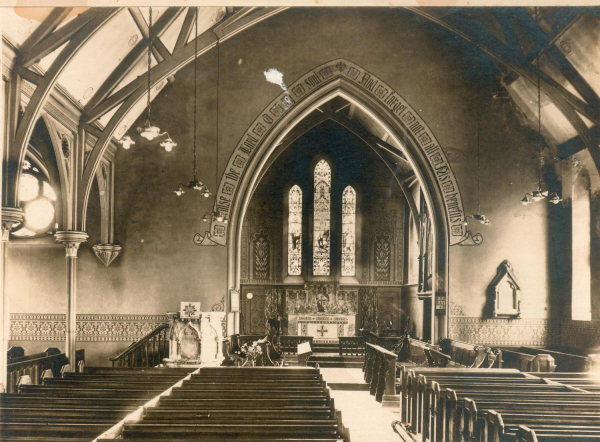 c 1925. Interior of St Pauls Church, Rams.
06 - Religion - 01 - Church Buildings
Keywords: Bury-Archive