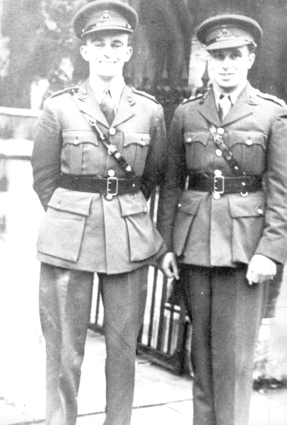 Of Capt W. Cain bridegroom with Capt T.H.P. Cain l940 Outside Stubbins Congregational Church
09 - People and Family - 01 - Families
Keywords: Bury-Archive