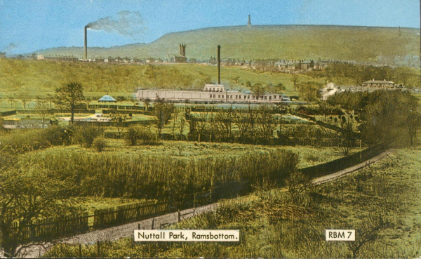 Nuttall Park view
14 - Leisure - 01 - Parks and Gardens
Keywords: Bury-Archive