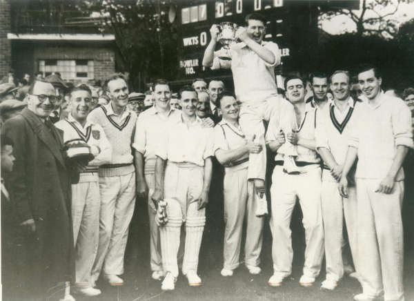 Ram Cricket club team 29/8/57 after winning Worsley Cup
14 - Leisure - 02 - Sport and Games
Keywords: Bury-Archive