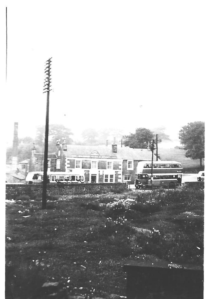 Hare and Hounds, Holcombe Brook Double decker bus passing. Taken from open land on opposite side of the road. -
14 - Leisure - 05 - Pubs
Keywords: Bury-Archive