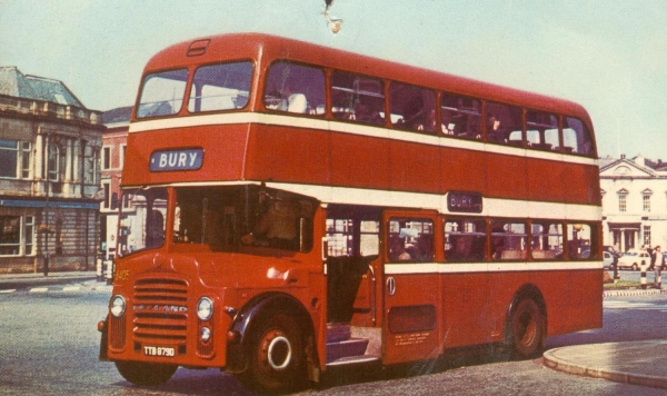 Bus RUDC/5 1966 Leyland Titan PD3A/1 East Lance Coachbuilders. Pic taken Rochdale Town Centre
16 - Transport - 02 - Trams and Buses
Keywords: Bury-Archive