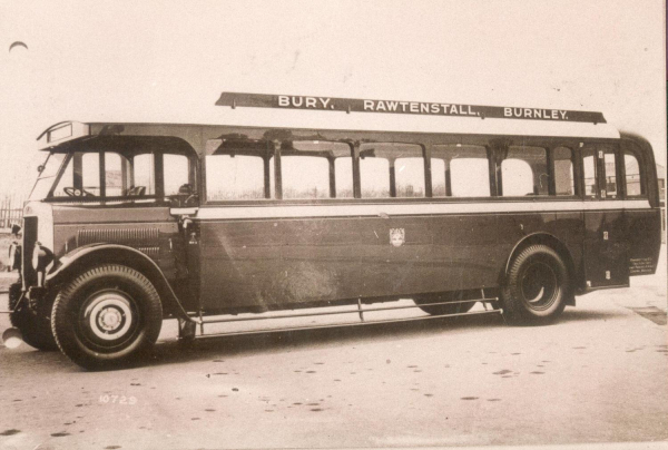 Bus Leyland LT5 Fleet 23. Reg TF7712. New 1932 Renumbered 1 in 1932. Scrapped 1946
16 - Transport - 02 - Trams and Buses
Keywords: Bury-Archive