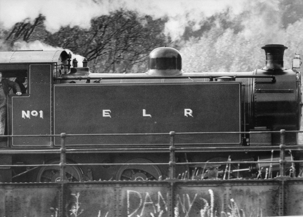 ELR engine No.1 on bridge over Irwell in Ramsbottom with Peter Topping driver
16 - Transport - 03 - Trains and Railways
Keywords: Bury-Archive