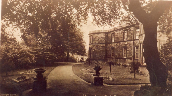 Nuttall Hall, West side. View from Park entrance 
17 - Buildings and the Urban Environment - 04 - Pre-20th century Large Houses and Mansions
Keywords: Bury-Archive