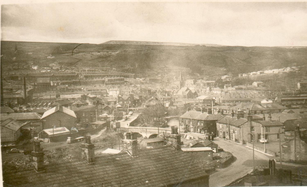 Ramsbottom; view from east 1960's 
17 - Buildings and the Urban Environment - 05 - Street Scenes
Keywords: Bury-Archive