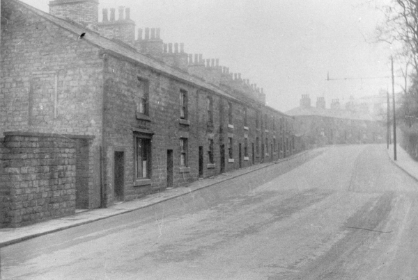 2 pics of Ramsbottom Lane in 1930s a) Back Ramsbottom Lane with New Jerusalem church in background b) Ramsbottom Lane, looking S. Now digitized  AROUND RAMSBOTTOM P 34
17 - Buildings and the Urban Environment - 05 - Street Scenes
Keywords: Bury-Archive