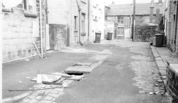 Back Silver Street Ramsbottom. 3 views 1980' s, 1991 , 1994 
17 - Buildings and the Urban Environment - 05 - Street Scenes
Keywords: Bury-Archive