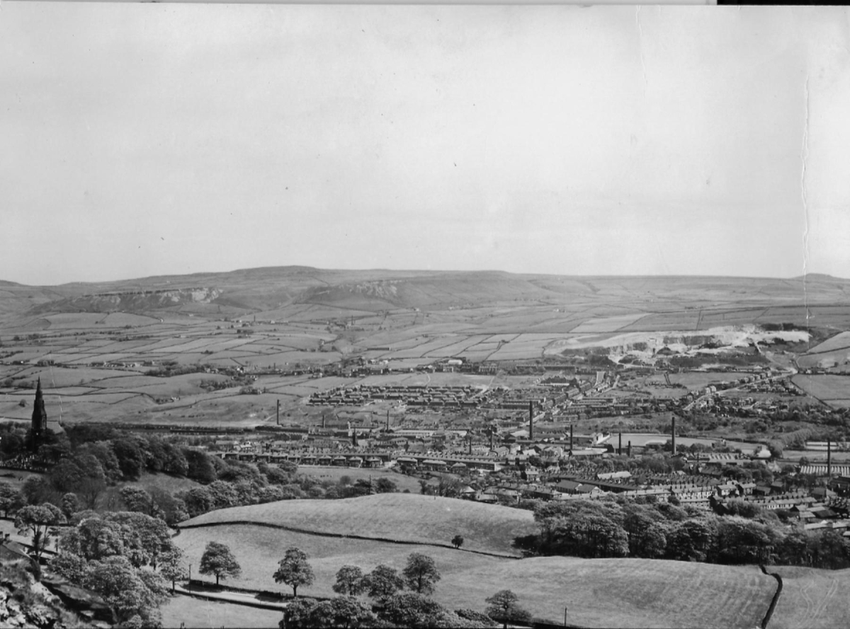 Panoramic view of Ramsbottom- one of two images St. Paul's Church on left
18 - Agriculture and the Natural Environment - 03 - Topography
Keywords: Bury-Archive