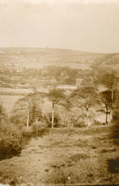 Nuttall Hall and park from St Andrews Church fields 
17 - Buildings and the Urban Environment - 04 - Pre-20th century Large Houses and Mansions
Keywords: Bury-Archive